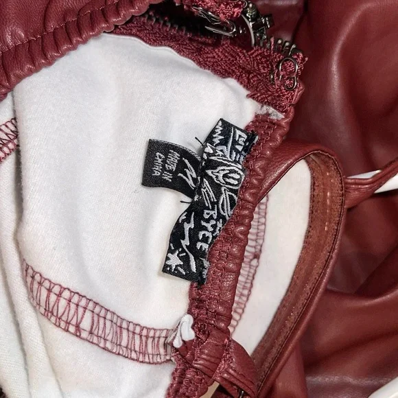 Dolls kill fairy rave mini dress fairycore cottage renaissance pleather cosplay - Picture 5 of 5